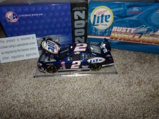 1/24 Rusty Wallace 2 Miller Lite 2002 Action Nascar Diecast