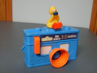 - Vintage 1978 Sesame Street Big Bird 3 - D Alphabet Camera - Muppets