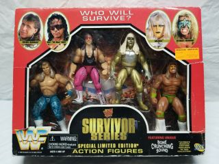 Vintage Wwf Survivor Series Limited Edition Action Figures