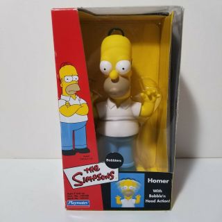 Homer Simpson The Simpsons Bobble Head Figure Bobbler Rare Brand
