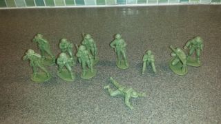 Airfix Wwii British Infantry Support Group Figures 1/32 Scale Vintage 70s - 80s