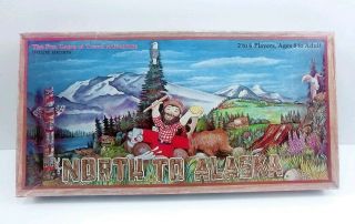 Vintage 1984 North To Alaska Board Game Of Travel Adventure