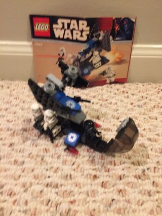 Lego Star Wars Imperial Dropship (7667).  Ages 6 - 12.  Instructions.  No Box.