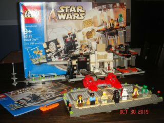 Lego Star Wars Cloud City (10123) Minifigs - Box - Instructions