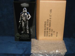 Star Wars 2010 Sideshow Collectibles 1/6 Scale 501st Legion Clone Trooper Ex