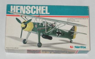 Vintage Airfix Henschel 1/72 Scale R4467