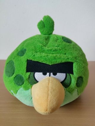 Angry Birds Plush Green Spots Big Brother Terence Bird With Sound 8 "