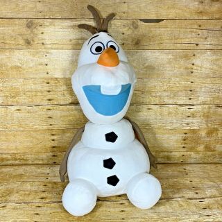 Walt Disney Frozen Olaf Snowman Large 24” Plush Stuffed Authentic Disney