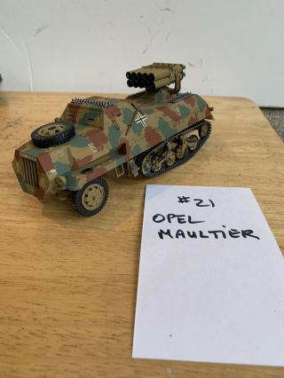 Built 1/35 German Opel Maultier Wwii Painted Detailed