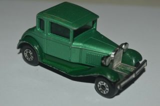 Vintage 1979 Matchbox Superfast Model A Ford Coupe Green Lesney England 1 - 64