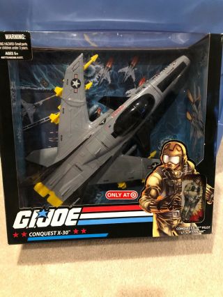 Gi Joe Conquest X - 30 With Lt.  Slip Stream,  2008 Target Exclusive