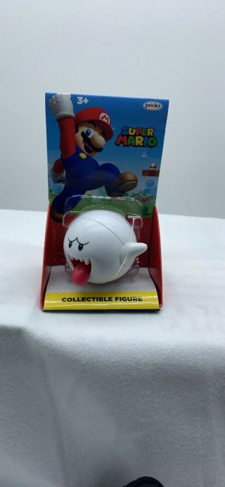 Boo World Of Mario Nintendo 2.  5 " Action Figure Jakks Pacific 2019 Series