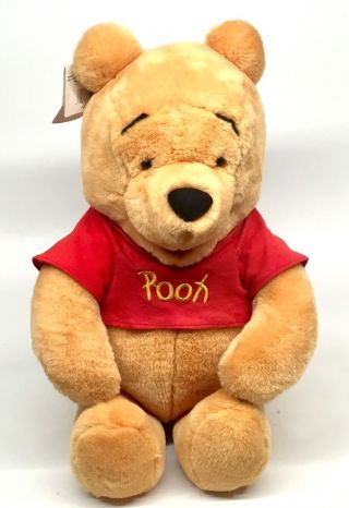 Winnie The Pooh Disney Store Plush Toy Stuffed Animal Bear 17 "