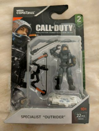 2017 Mega Blocks Fmg06 - Call Of Duty Series 2 - Specialist " Outrider "