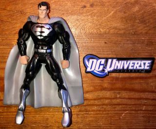 Dc Universe Classics Superheroes Series Superman Black Suit 6 " Figure Dcuc
