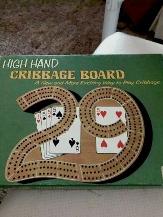 1976 High Hand 29 Cribbage Board By Pacific Game Co 750 Usa