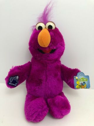 Telly Monster Plush Toy From Sesame Street By Applause Rare With Tags