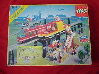 Lego Town 6399 Airport Shuttle Monorail - 100 Complete Boxed Vintage 1990