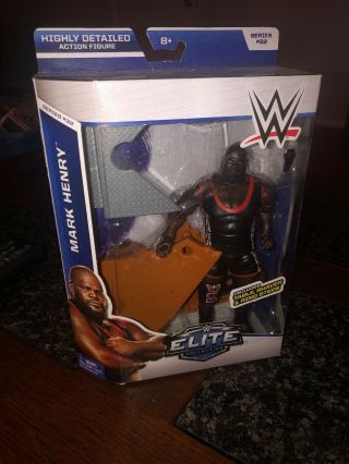 Wwe Wwf Mark Henry Elite Series 32 Wrestling Figure Figurine Toy Mattel Rare