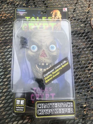 Tales From The Crypt 15 By 8 Inch Chatterface Cryptkeeper Perfect