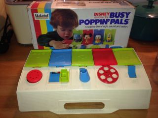 Disney Poppin’pals Vintage Toy Made By Gabriel.  M19