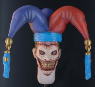 Sq - Jkh - Ht: Custom 52 Joker Head With Hat For Mezco Joker (no Figure)