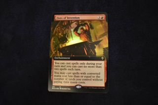 Mtg Fires Of Invention Foil Extended Art Throne Of Eldraine Pack Fresh