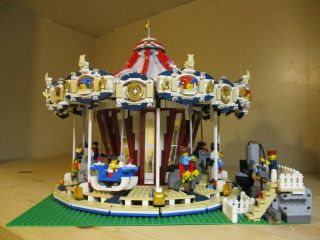 Lego,  10196 - The Grand Carousel,  2009,  Power Functions And Sound Brick,  No Box