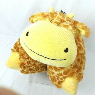 Rare 2010 Fiesta Toys Pillow Pet 18 " Giraffe Item L42072g Spotted Happy Face