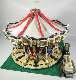 Lego Creator Grand Carousel 10196 W/ Instructions,  Sound Brick,  Motor 98