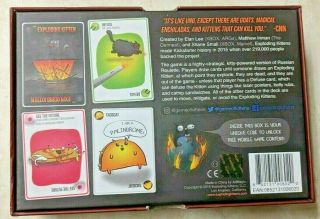 Exploding Kittens A Card Game Ages 7,  2 - 5 Players Edition 2