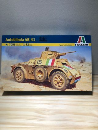 Autoblinda Ab 41 7051 Italeri 1/72 Scale