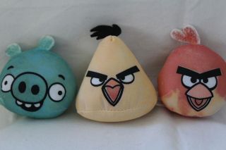 Rovio / Cra - Z - Art 2012 Soft Stuffed Mini Angry Birds Plush/toys 3 " - 4 " (z5)