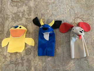 Baby Einstein Hand Puppets For Children 3 Pack - Dog/ Duck/ Bull