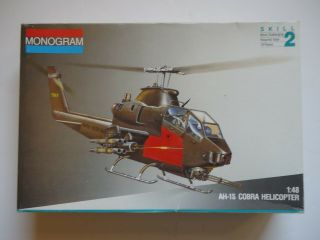 Monogram 5444 1/48 Ah - 1s Cobra Helicopter