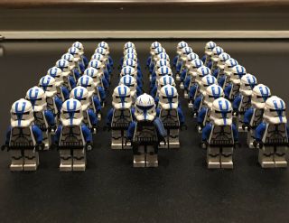 Lego Star Wars 501st Legion Army - Clone Troopers,  Captain Rex
