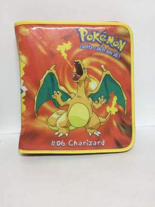 Vintage Pokemon Card Binder Charizard 1999 Rare Nintendo