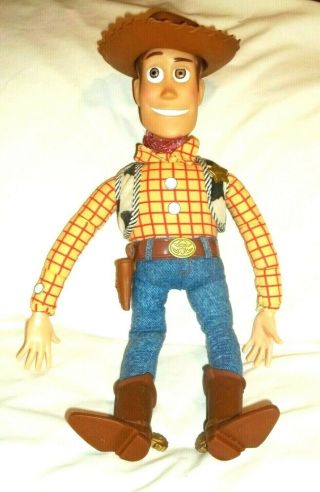 Vintage Toy Story And Beyond Woody Pull String 15 " Disney Thinkway Great