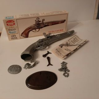 Life Like Hobby Kits 15 " Italian Miquelet Lock Pistol Gun,  1967,  Baltimore