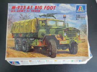 Italeri M - 923 A1 Big Foot U S Army 5t Truck Model Kit No 279 1:35 1994