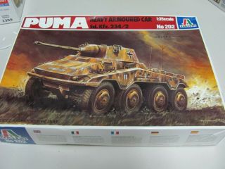 1/35,  1:35 - Italeri - German Wwii - Puma - Sdkfz 234/2 - Heavy Armored Car