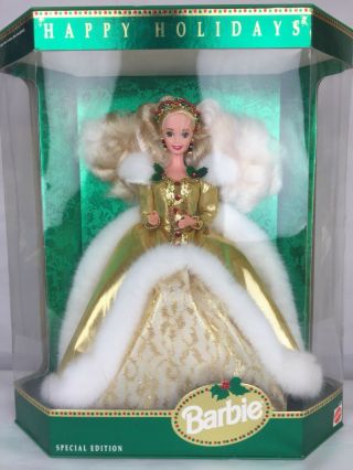 1994 Mattel Happy Holidays Special Edition Barbie Vintage Nib