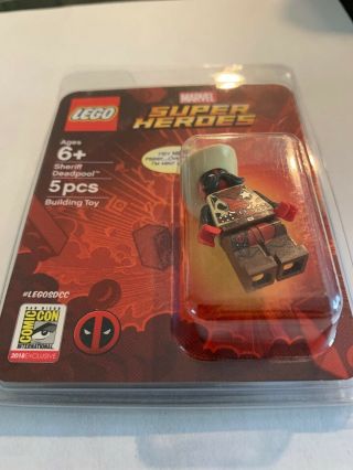 Rare Lego SDCC 2018 Exclusive Sheriff Deadpool Mini Figure.  Listed To Sell 3