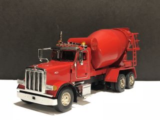 1/50 Sword Conrad Cement Mixer Peterbilt Red Custom 2