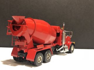 1/50 Sword Conrad Cement Mixer Peterbilt Red Custom 3