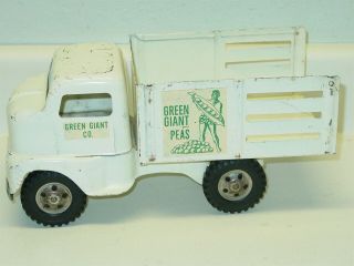 Vintage Tonka Green Giant Peas,  Foods Delivery Truck,  Pressed Steel 1953