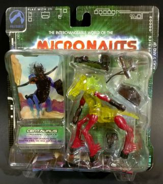 Palisades Toys Micronauts Centaurus Yellow & Red Moc