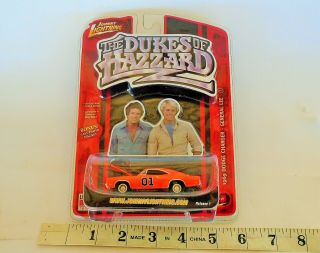 Dukes Of Hazzard 1/64 Scale Johnny Lightning General Lee 1969 Dodge Charger Set1