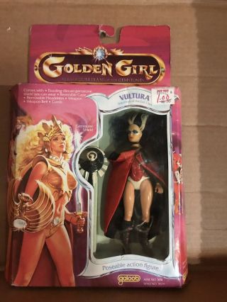 Golden Girl Guardians Of The Gemstones Vultura Action Figure 1984 Galoob