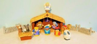 Fisher Price Little People Nativity Play Set Christmas Story W/box 2002